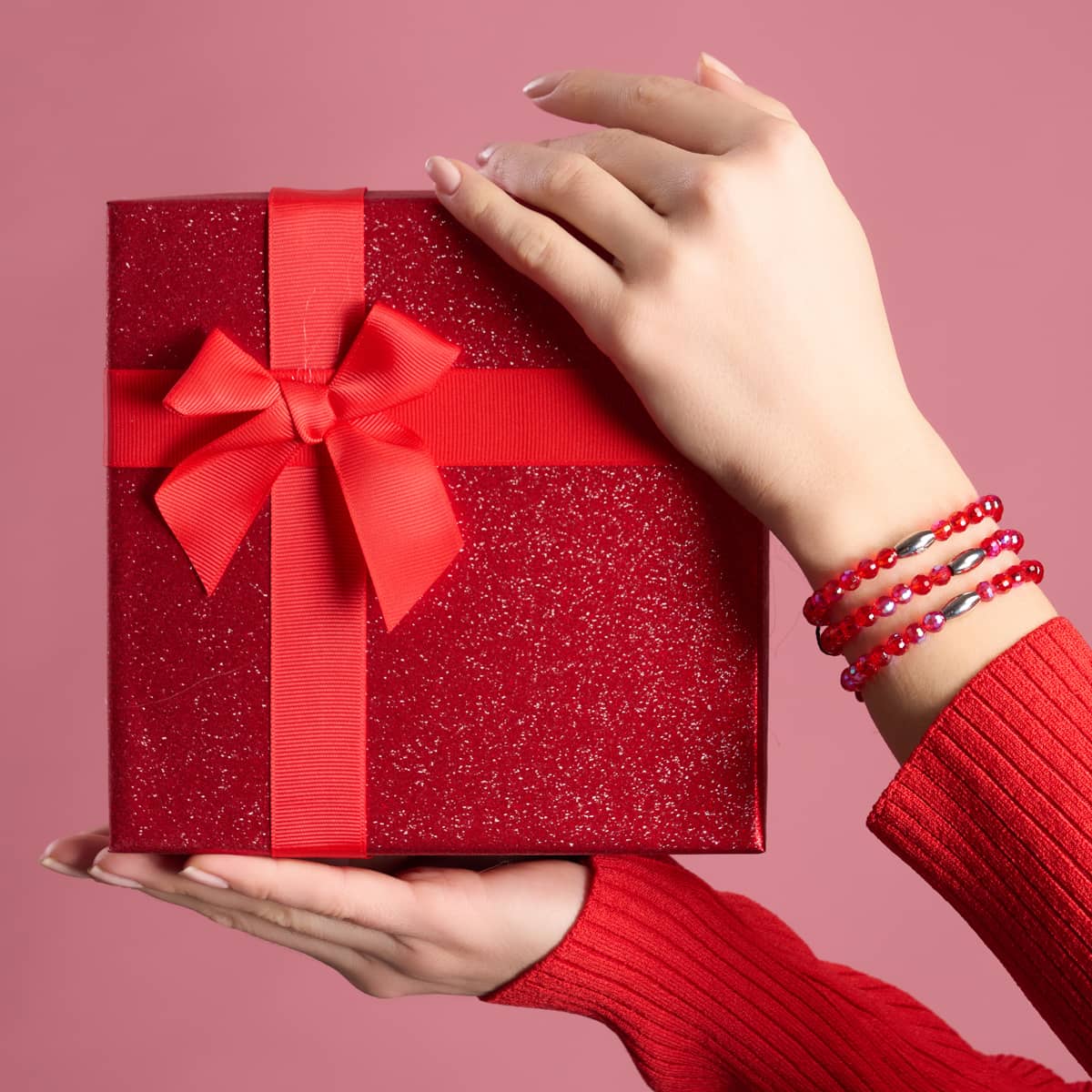 Cherry Bomb | Bracelet prisme à facettes